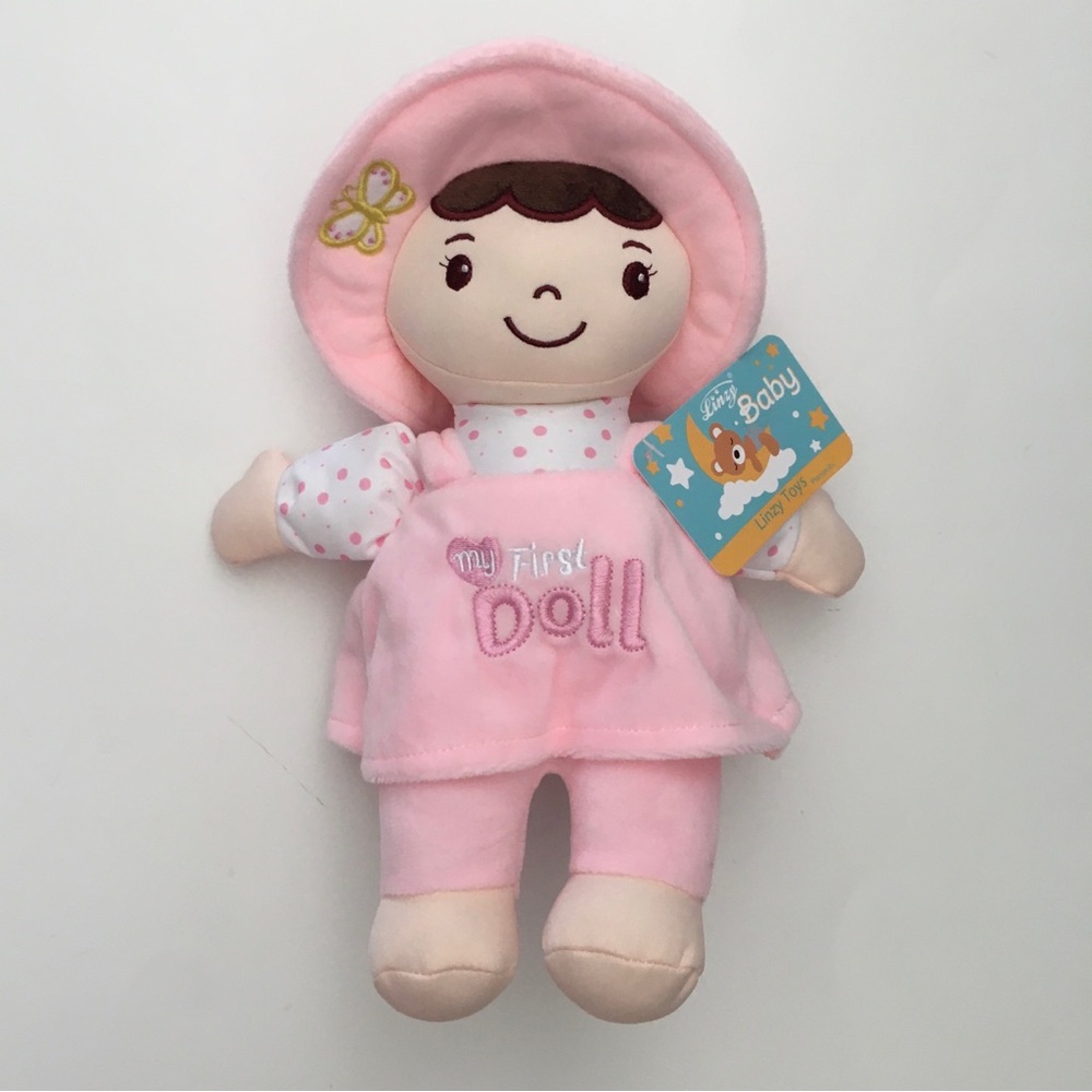 NEW My 1st Doll Pink Dress and Hat Baby Gift | Linzy